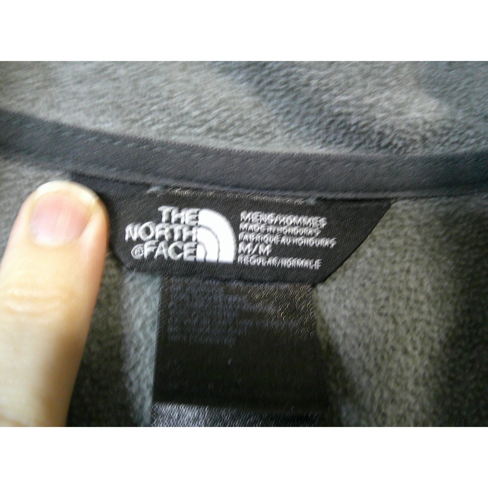 The North Face Pullover Mens Medium Gray 1/4 Zip Fleece Mock Neck‎ Long Sleeve - Picture 4 of 8